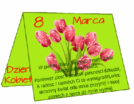 W piękny dzień Twojego święta bądź zawsze uśmiechnięta